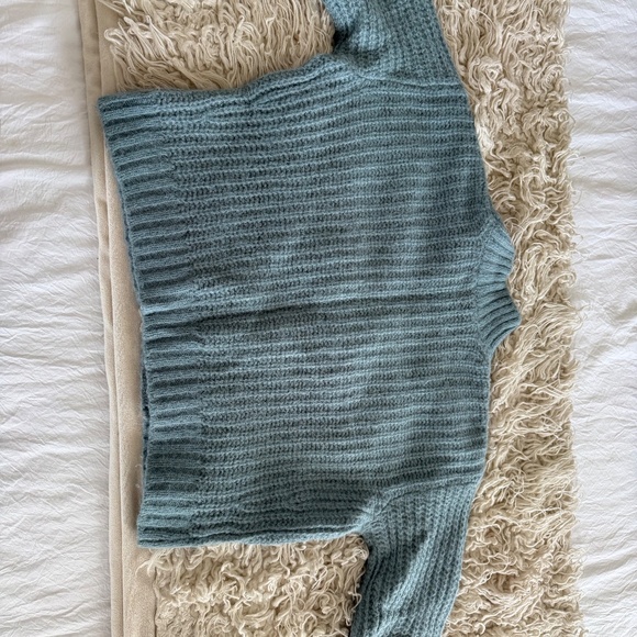 Sezane Josepha Jumper Frosted Blue - Size S - Picture 2 of 4